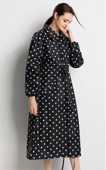 Long Travel portable Raincoat Women Ponchos Waterproof Pullover Women's Breathable Rain Coat Chubasquero Mujer - PratSN