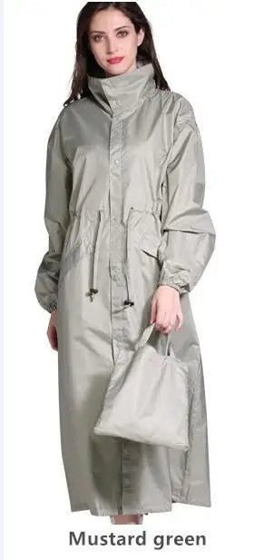 Long Travel portable Raincoat Women Ponchos Waterproof Pullover Women's Breathable Rain Coat Chubasquero Mujer - PratSN