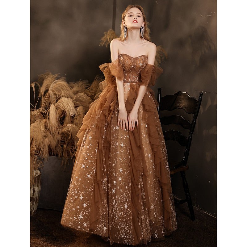 Long Tube Top Ladies Banquet Temperament Dress - PratSN