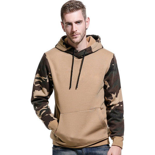 Loose Camouflage Hooded Pullover Men's Sweater - PratSN