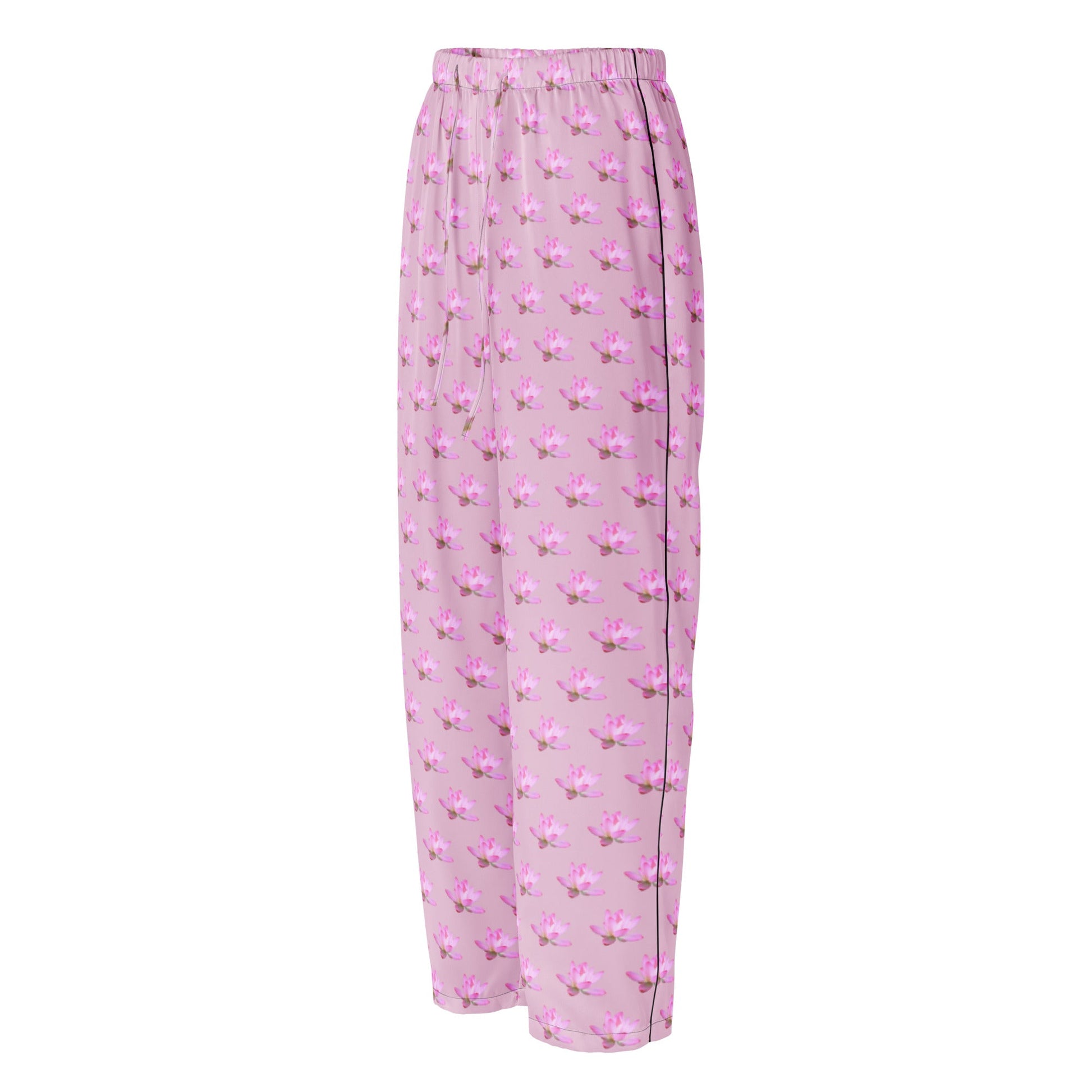 Lotus Flower Print - Feminine Women’s pajama pants - PratSN