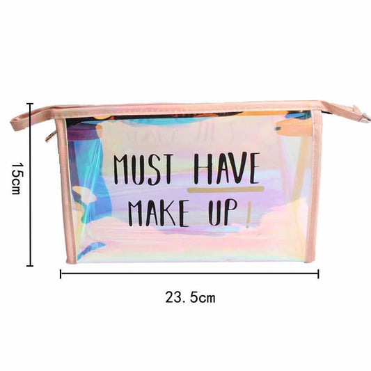 Makeup Case Organizer Storage Pouch Toiletry Wash Kit Box - PratSN