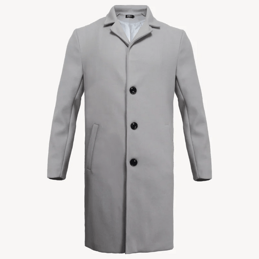 Male Streetwear Jackets Man's Solid Color Casual Outerwear And Coats Single Breasted Lapel Wool Men's Jacket For Spring Winter - PratSN