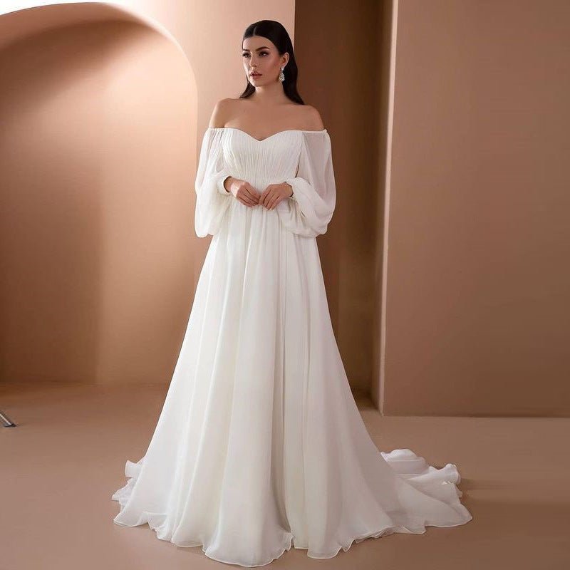 Maxi Dress Slim Solid Color Long Dress - PratSN