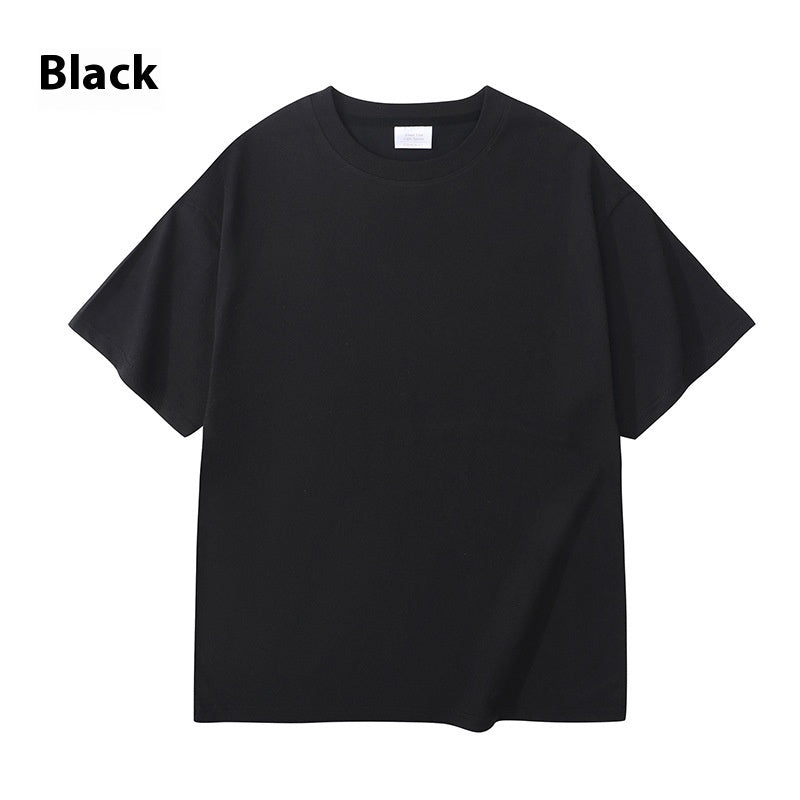 Men And Women Solid Color Young Couple T-shirt - PratSN