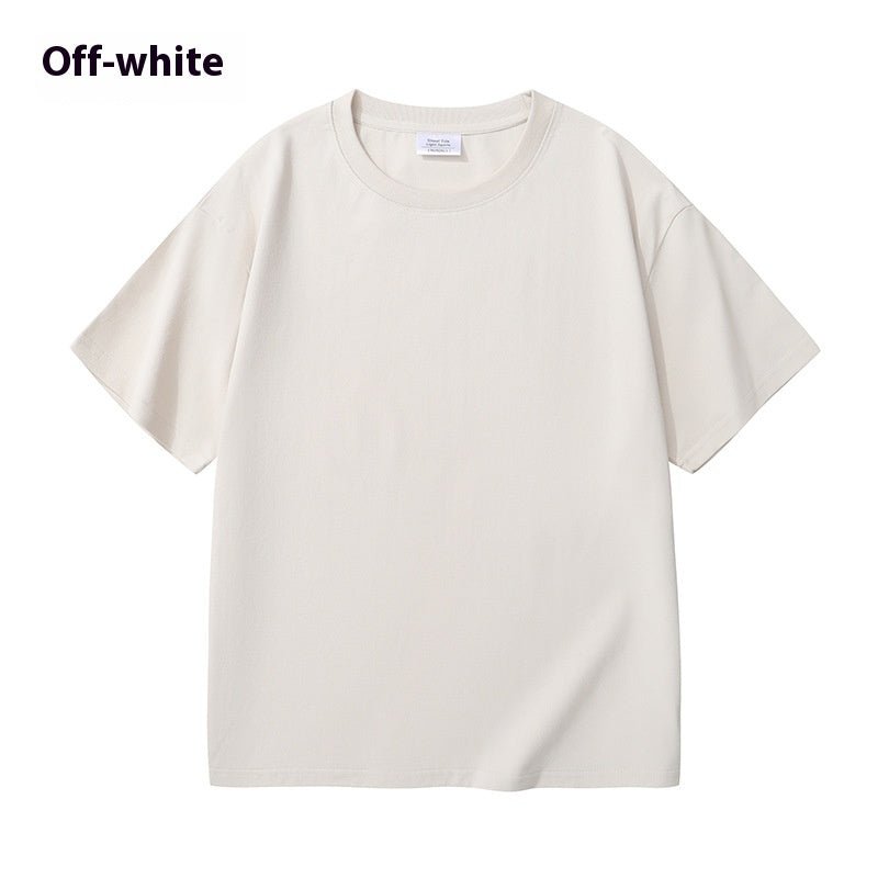 Men And Women Solid Color Young Couple T-shirt - PratSN