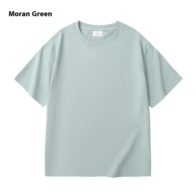 Men And Women Solid Color Young Couple T-shirt - PratSN