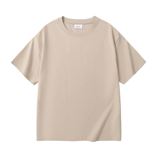 Men And Women Solid Color Young Couple T-shirt - PratSN