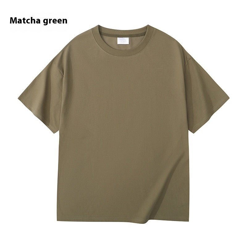Men And Women Solid Color Young Couple T-shirt - PratSN