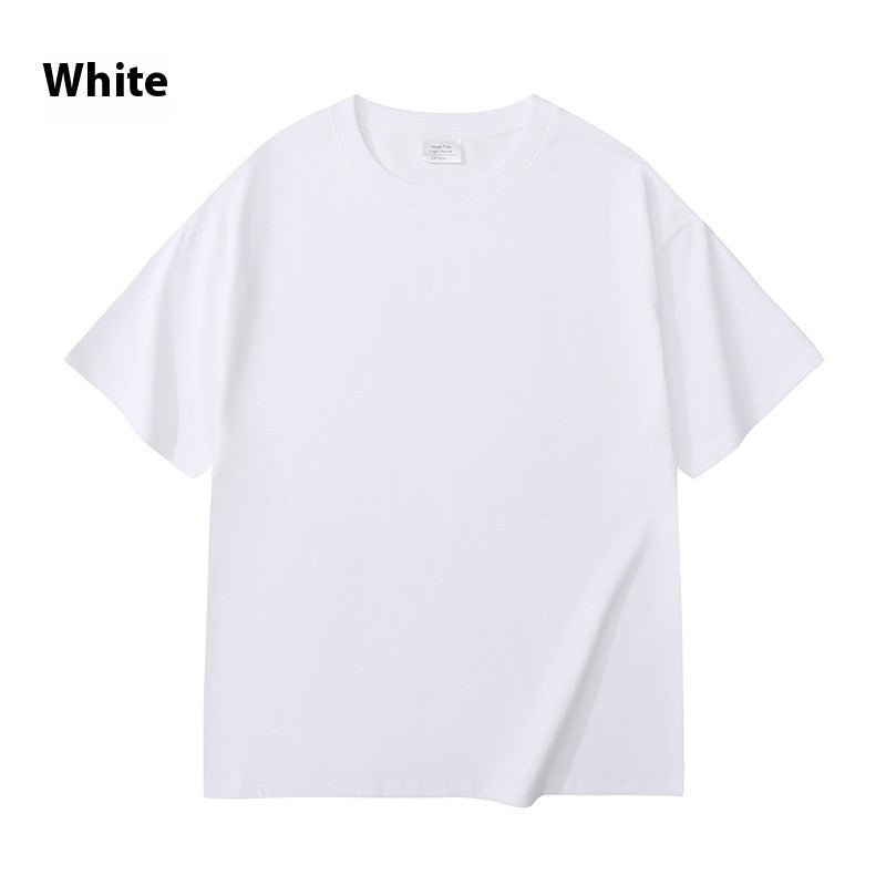 Men And Women Solid Color Young Couple T-shirt - PratSN