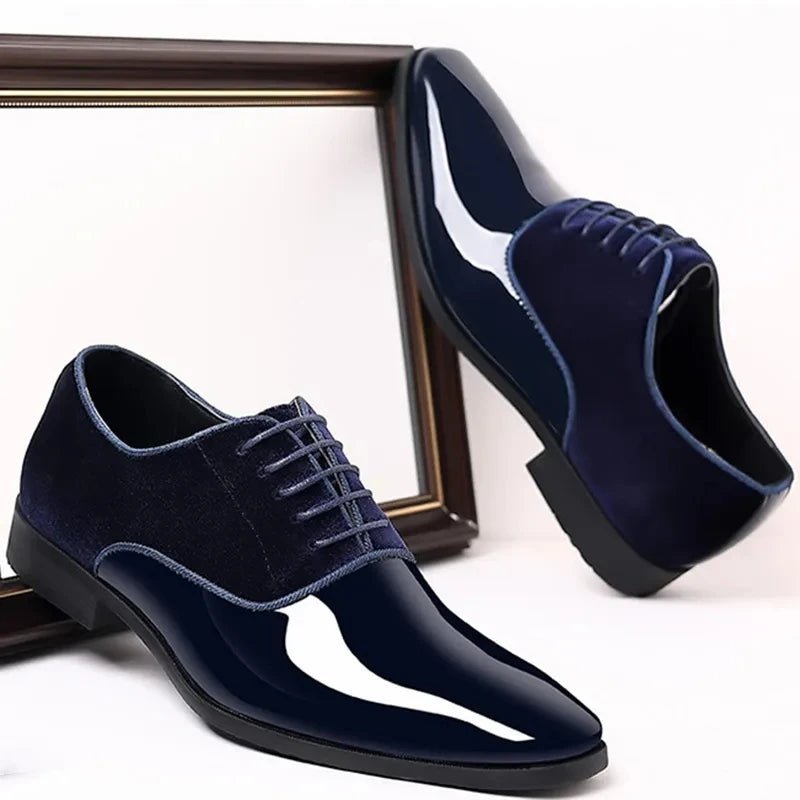 Men Casual Business Shoes Lace Up Formal Office Work Shoes for Male Party Wedding - PratSN
