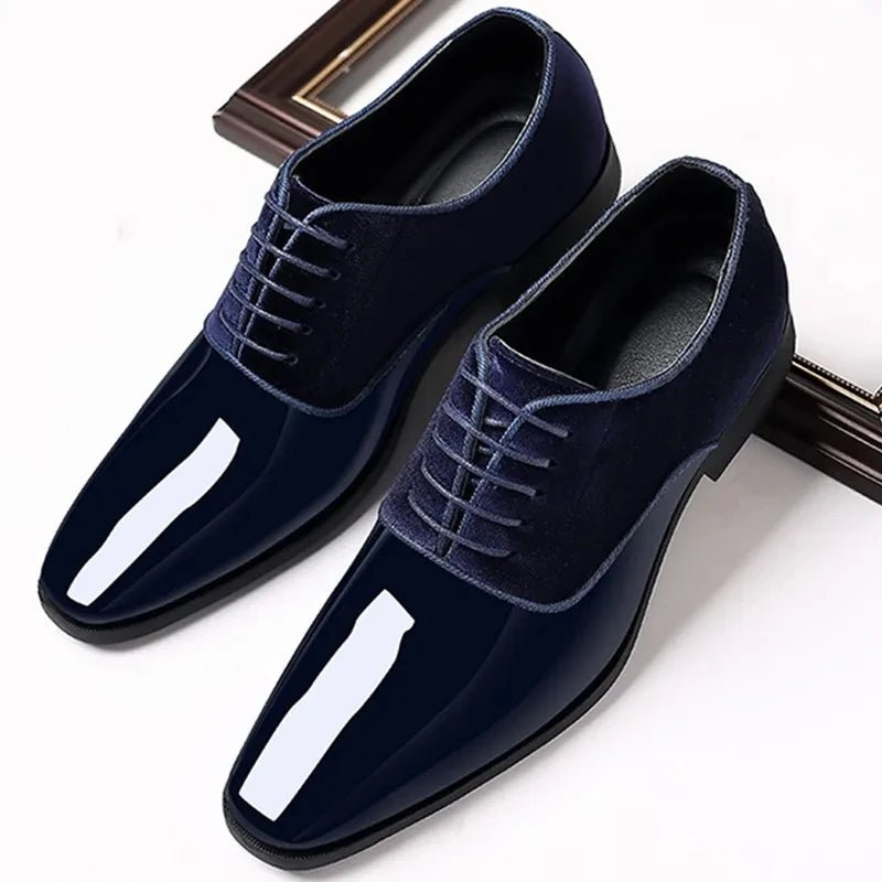 Men Casual Business Shoes Lace Up Formal Office Work Shoes for Male Party Wedding - PratSN