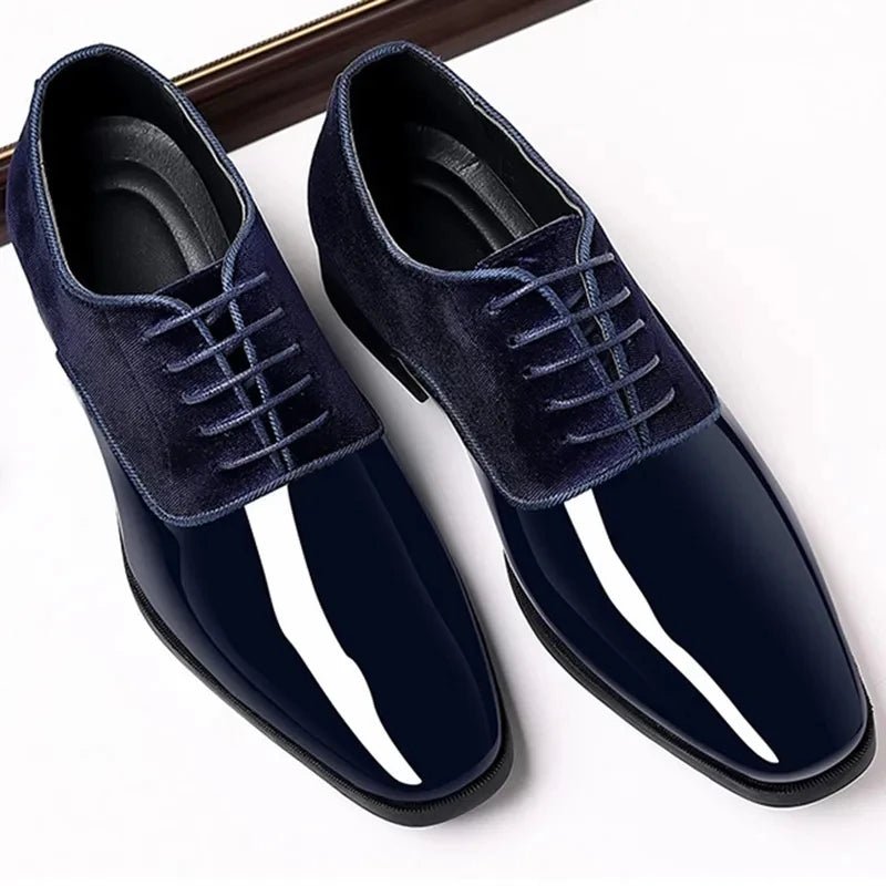 Men Casual Business Shoes Lace Up Formal Office Work Shoes for Male Party Wedding - PratSN