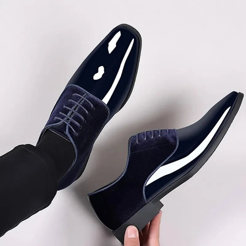 Men Casual Business Shoes Lace Up Formal Office Work Shoes for Male Party Wedding - PratSN