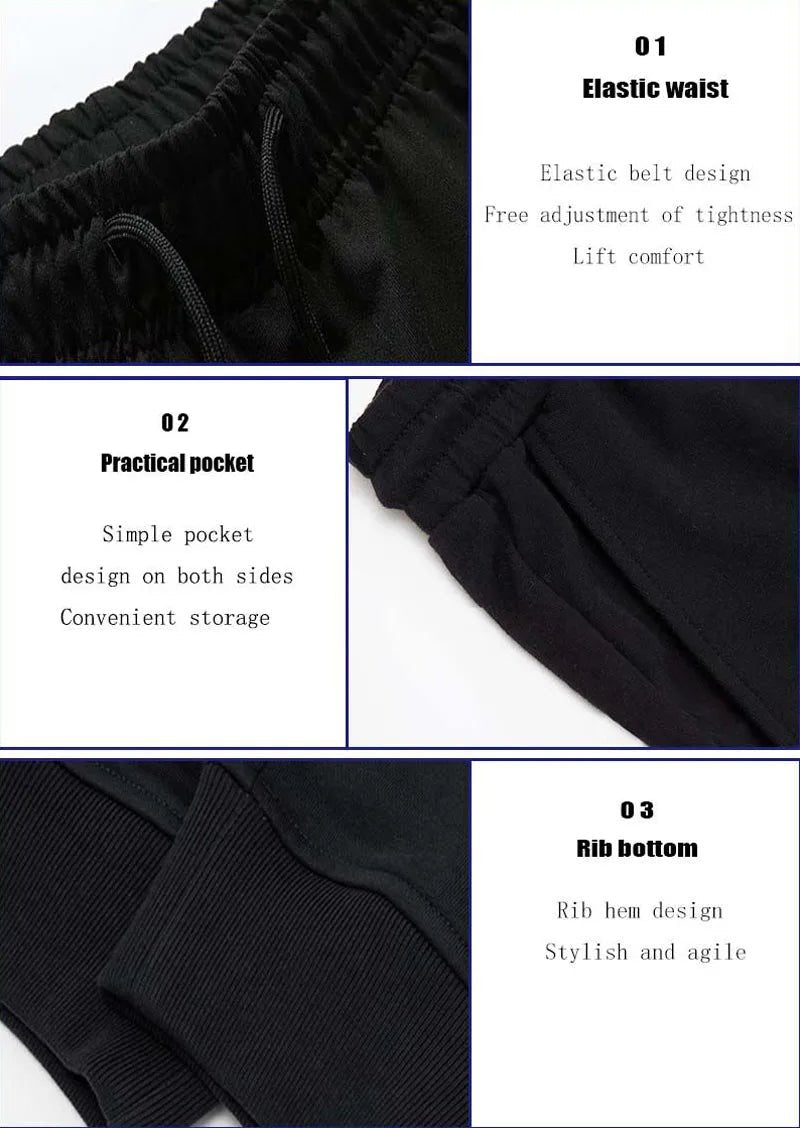 Men Casual Fashion Sports Pants Gym Sport Trousers for Men Jogger Sweatpants Running Workout Jogging Long Pants - PratSN