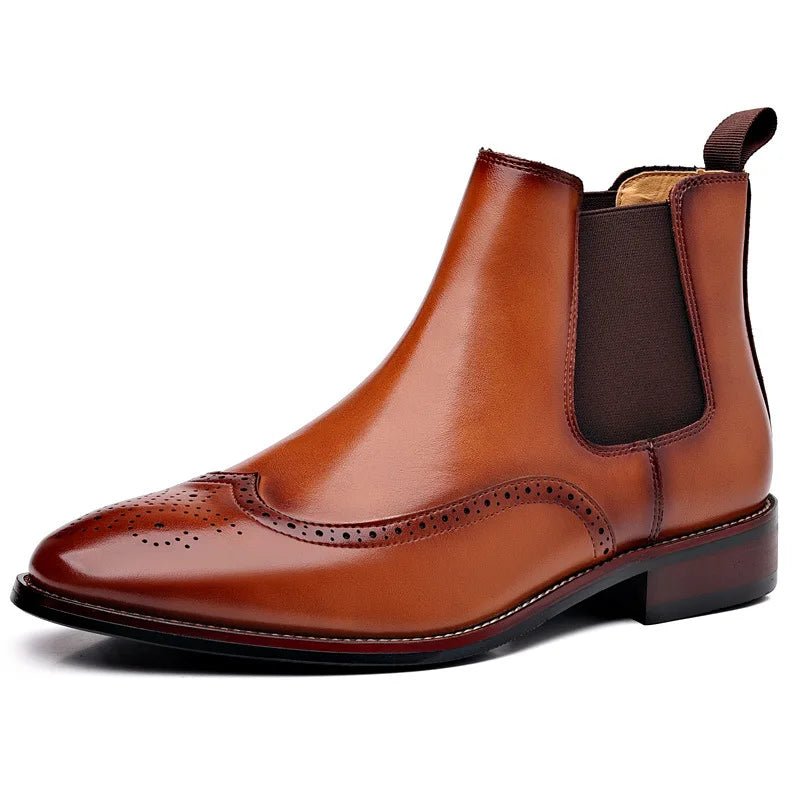 Men Fashion British Style Short Boots Casual Business Shoes - PratSN