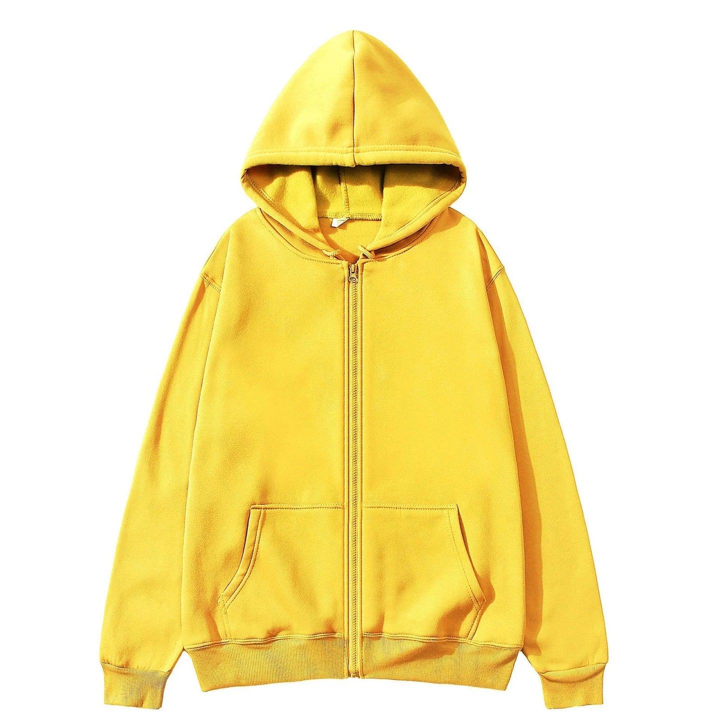 Men Trendy Sweatshirt Coat Full Zip Up Sweatshirts Long Sleeve Pullover Tops Casual - PratSN