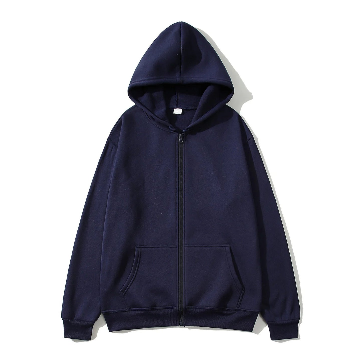 Men Trendy Sweatshirt Coat Full Zip Up Sweatshirts Long Sleeve Pullover Tops Casual - PratSN