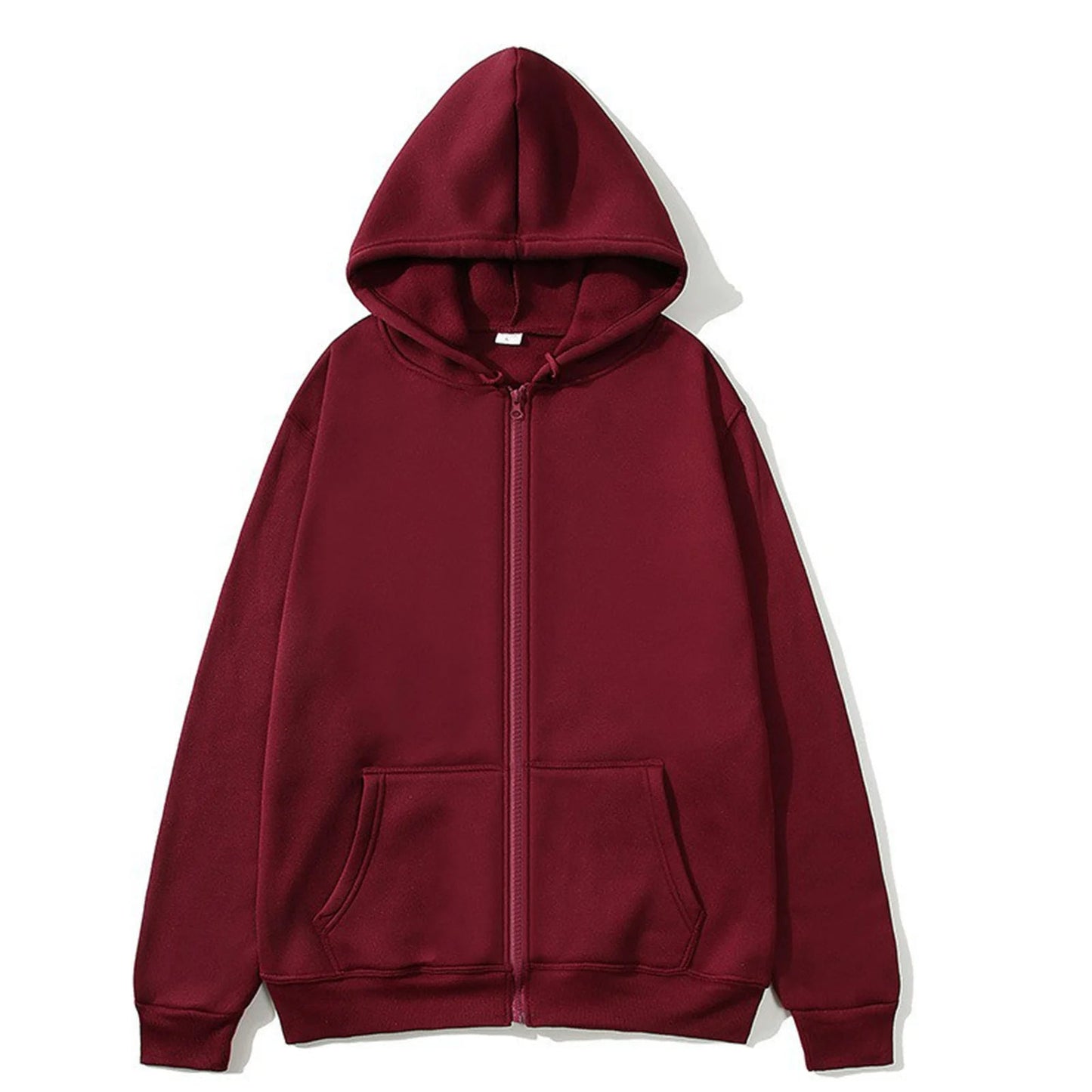 Men Trendy Sweatshirt Coat Full Zip Up Sweatshirts Long Sleeve Pullover Tops Casual - PratSN