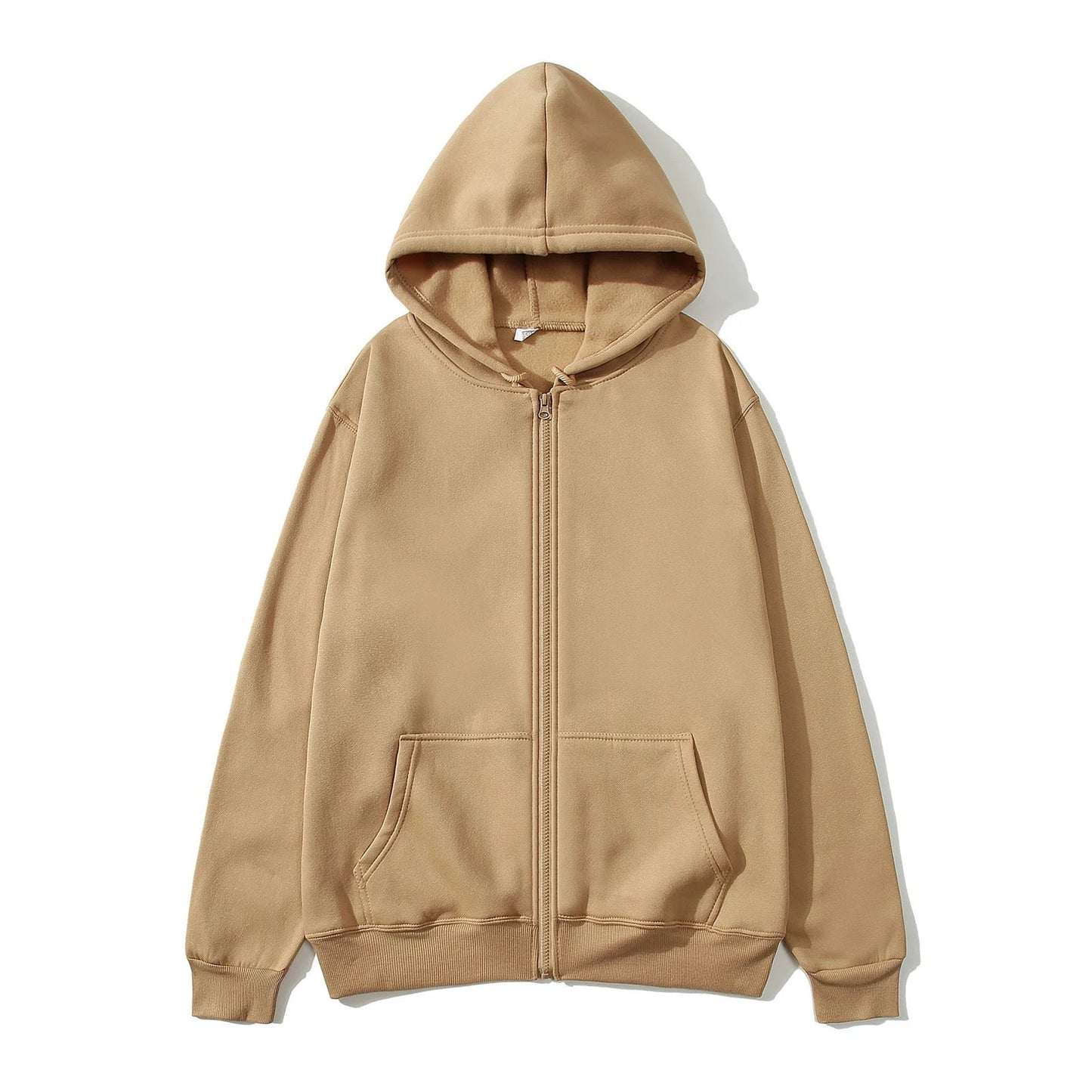 Men Trendy Sweatshirt Coat Full Zip Up Sweatshirts Long Sleeve Pullover Tops Casual - PratSN