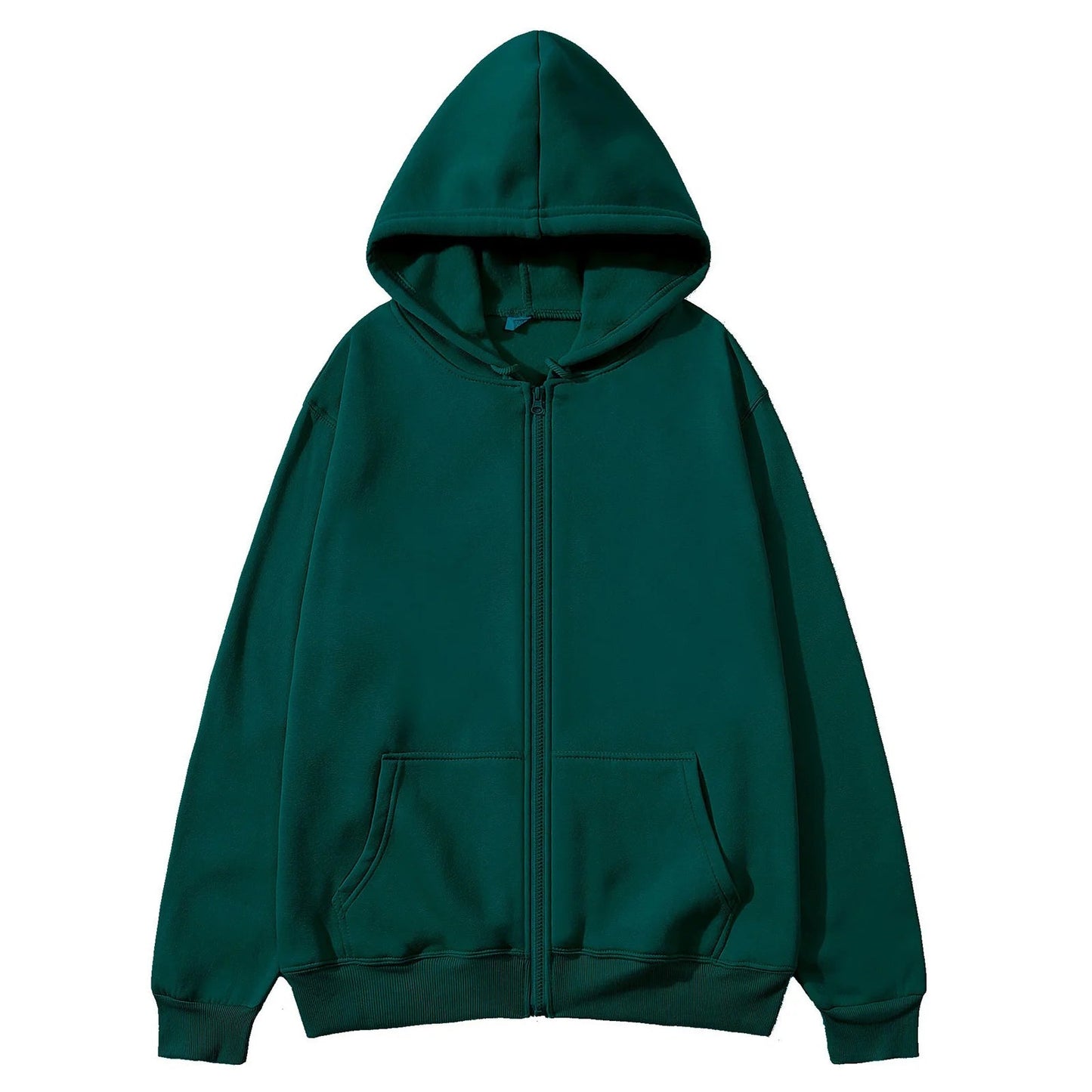 Men Trendy Sweatshirt Coat Full Zip Up Sweatshirts Long Sleeve Pullover Tops Casual - PratSN