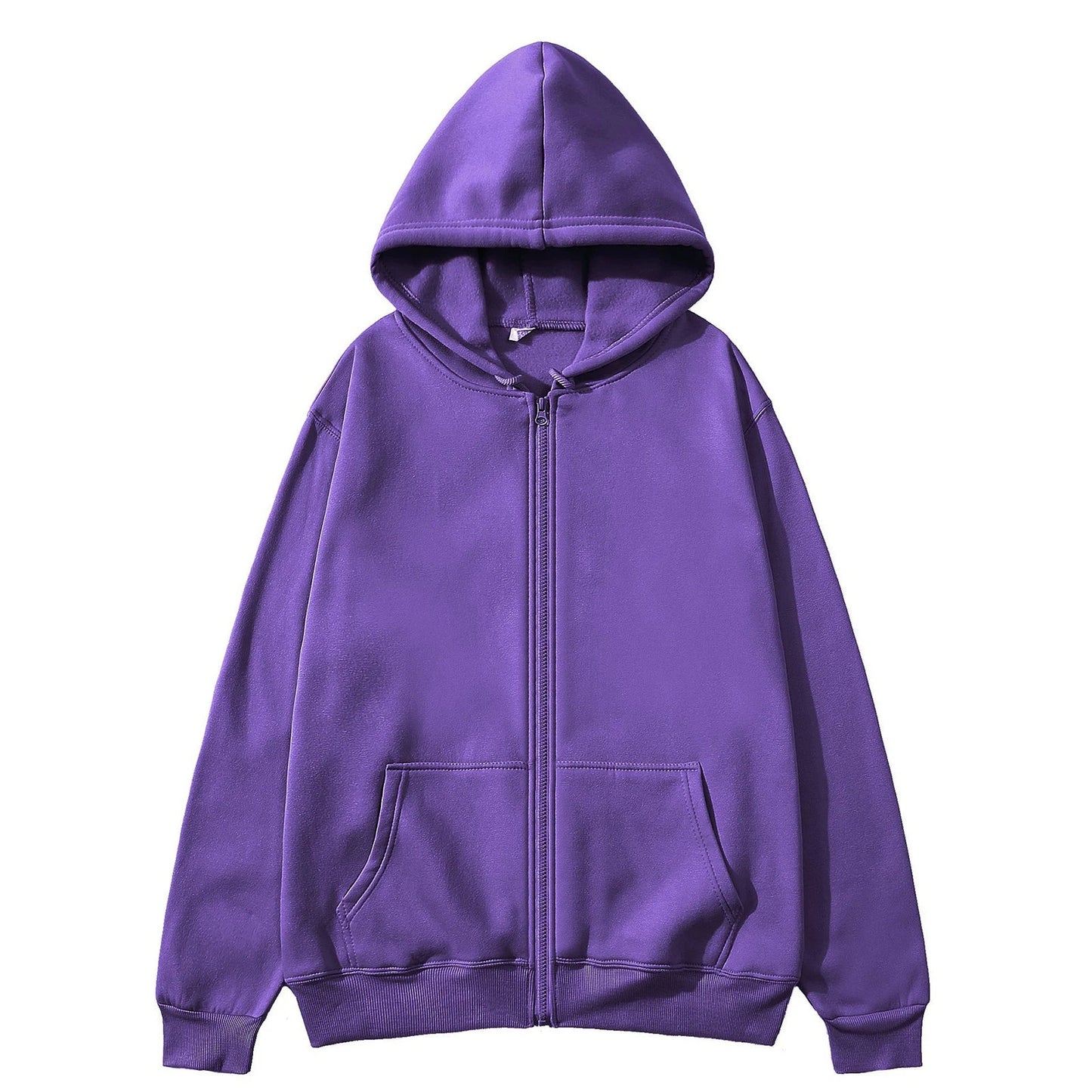 Men Trendy Sweatshirt Coat Full Zip Up Sweatshirts Long Sleeve Pullover Tops Casual - PratSN