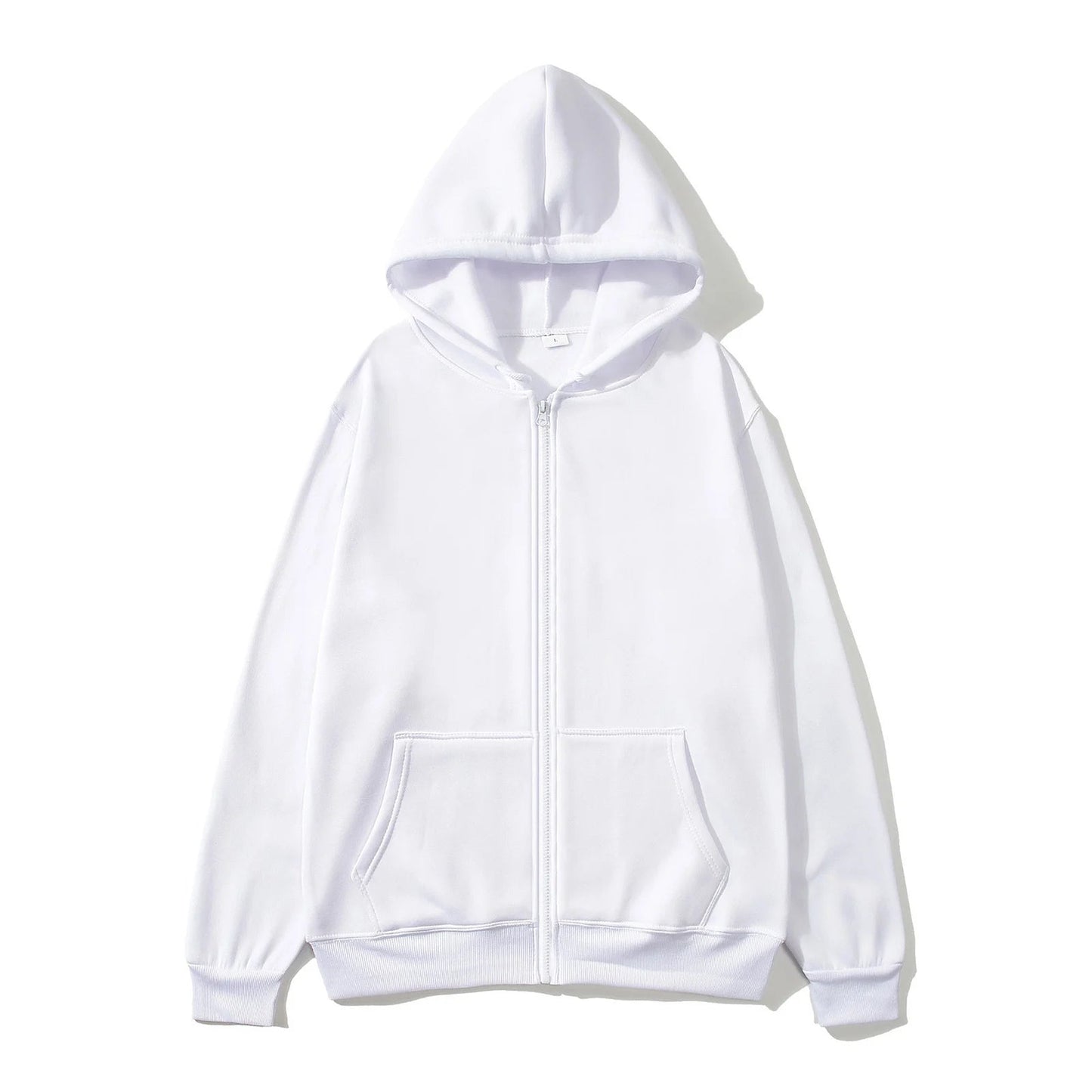 Men Trendy Sweatshirt Coat Full Zip Up Sweatshirts Long Sleeve Pullover Tops Casual - PratSN