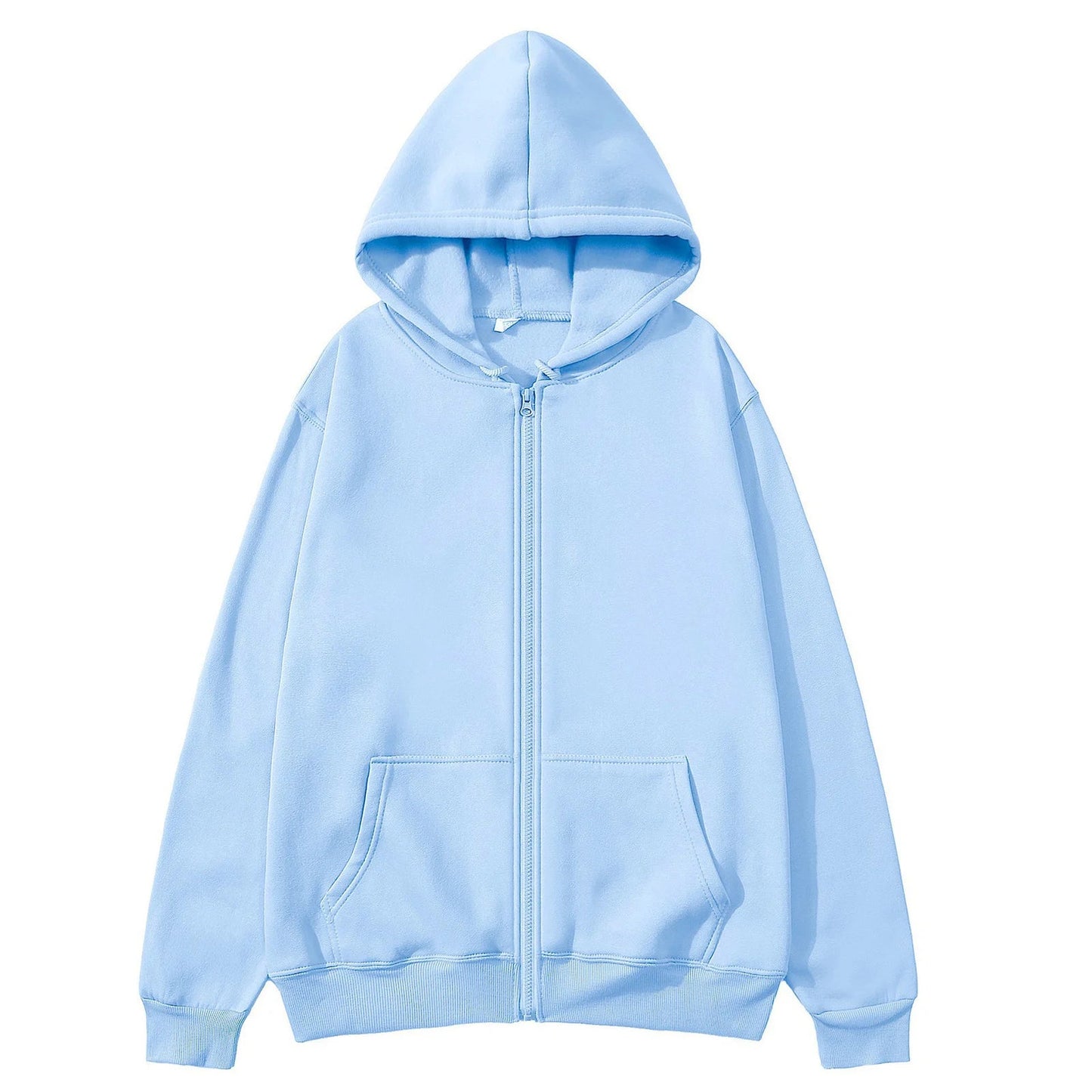 Men Trendy Sweatshirt Coat Full Zip Up Sweatshirts Long Sleeve Pullover Tops Casual - PratSN