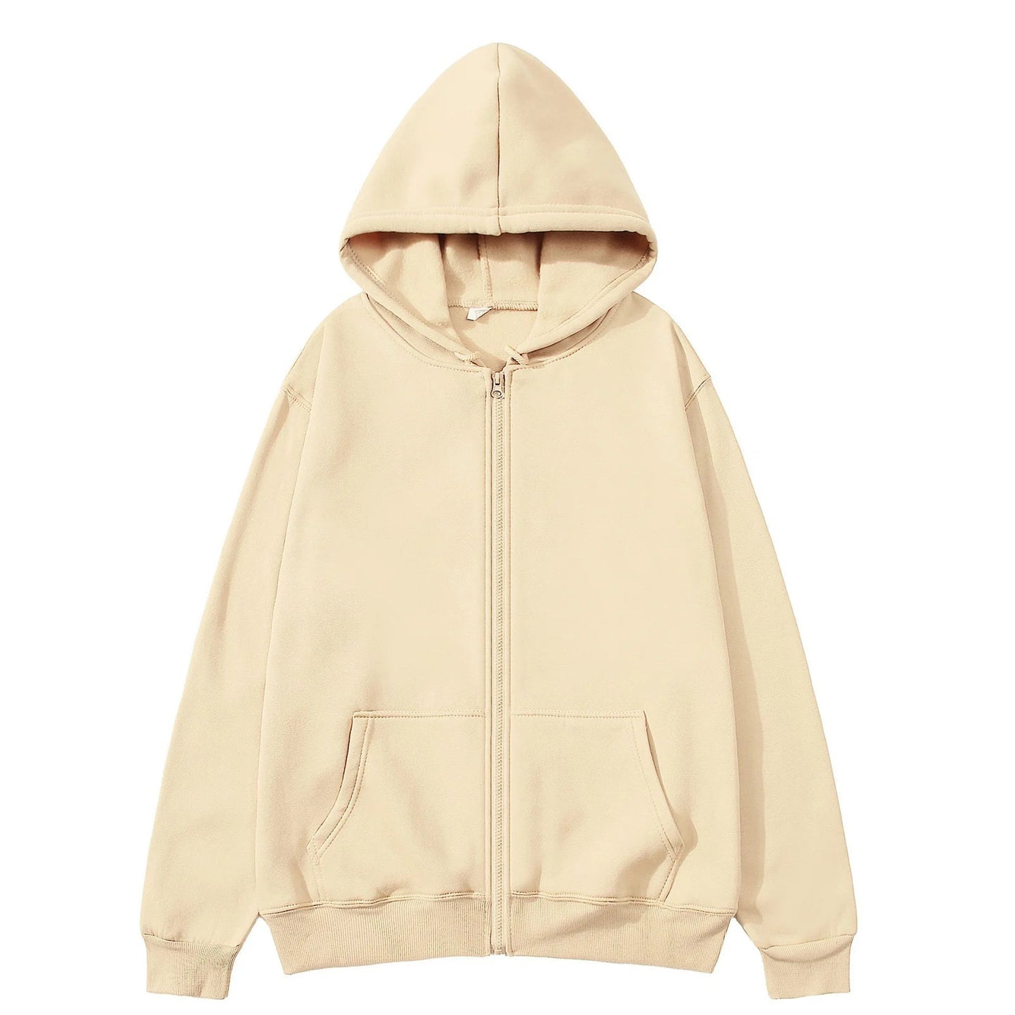 Men Trendy Sweatshirt Coat Full Zip Up Sweatshirts Long Sleeve Pullover Tops Casual - PratSN