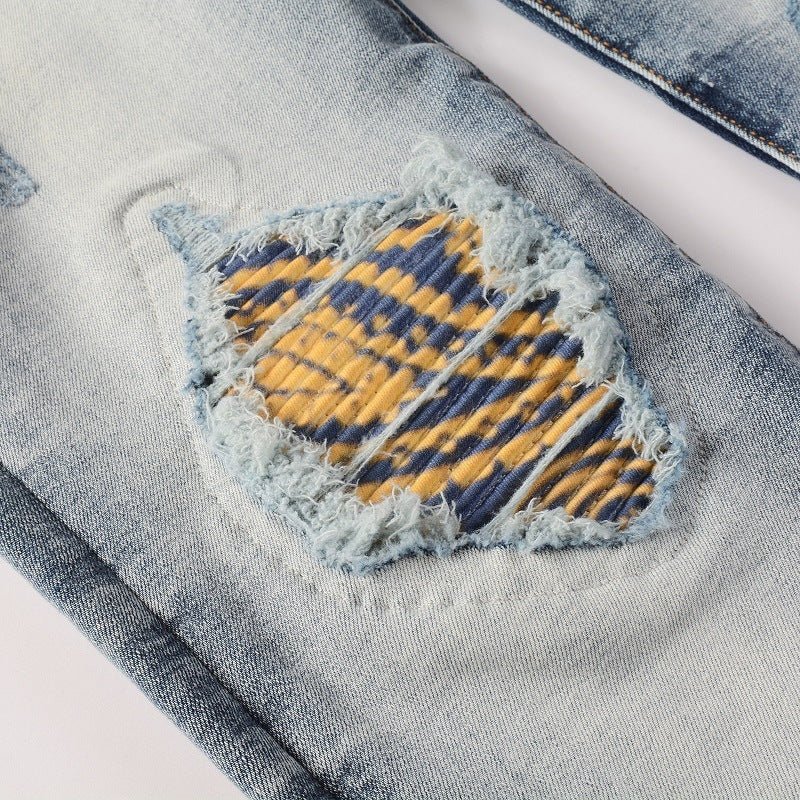 Men's American Retro Jeans Trendy - PratSN