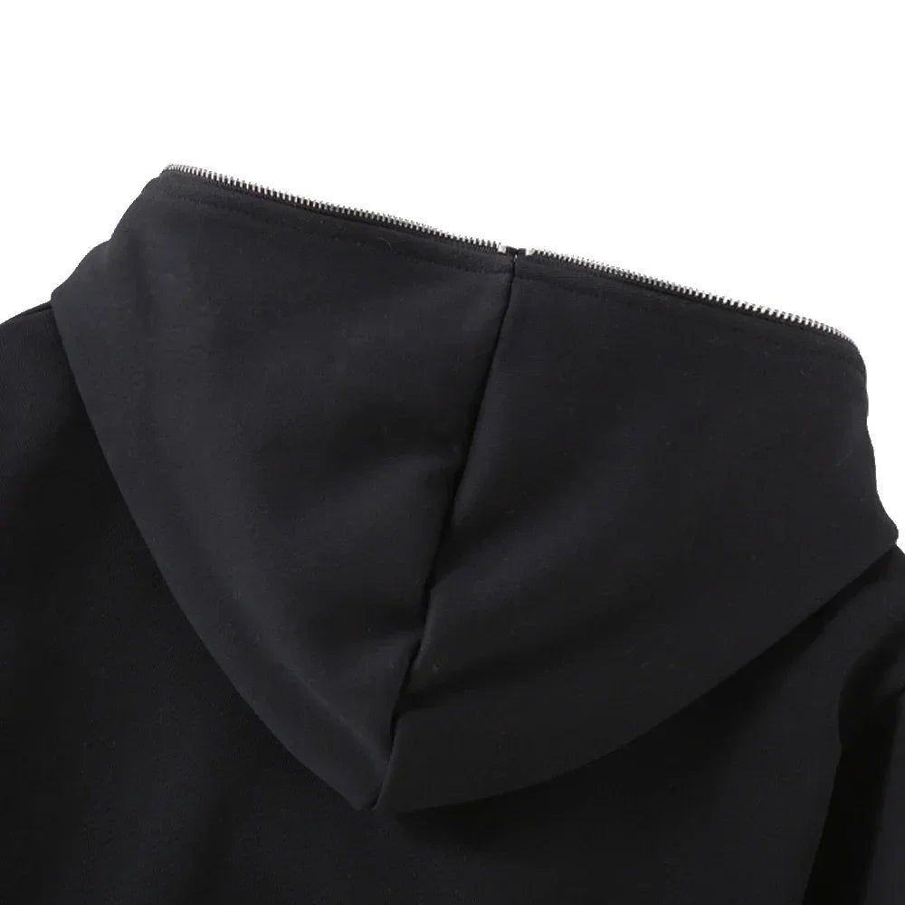 Men's and women's full zip hooded jackets, zip hoodies, casual cardigans, streetwear - PratSN