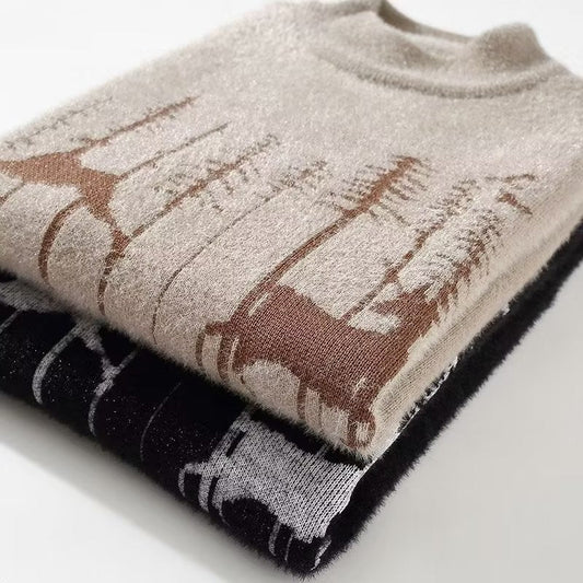 Men's Autumn And Winter Half Turtleneck Sweater Style - PratSN