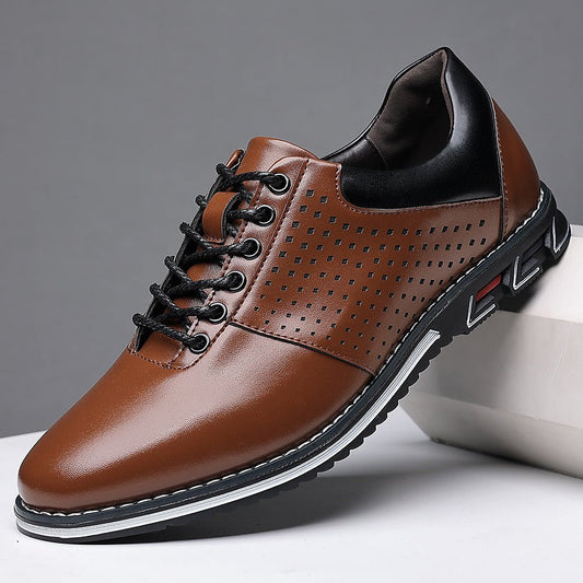 Men's Autumn New British Style Casual Leather Shoes - PratSN