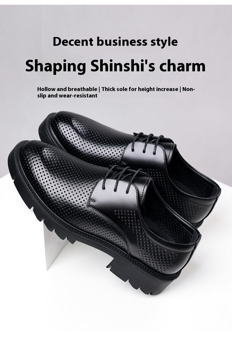Men's Breathable Leather Shoes - PratSN