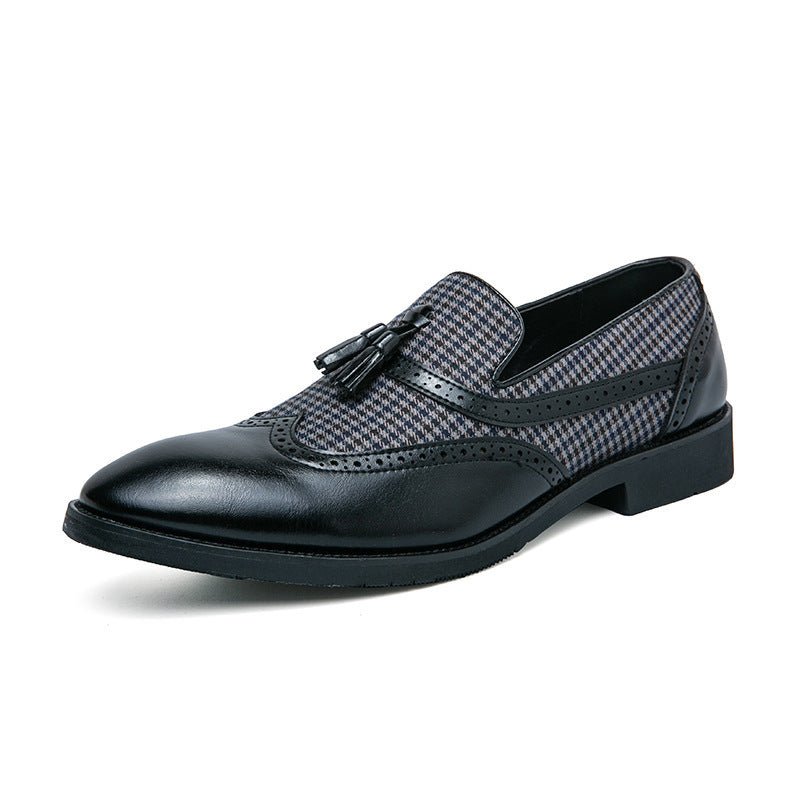 Men's British - style Business Casual Leather Shoes - PratSN