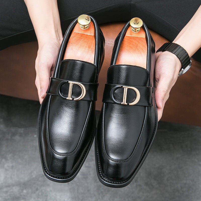 Men's British Wild Slip On Leather Shoes - PratSN