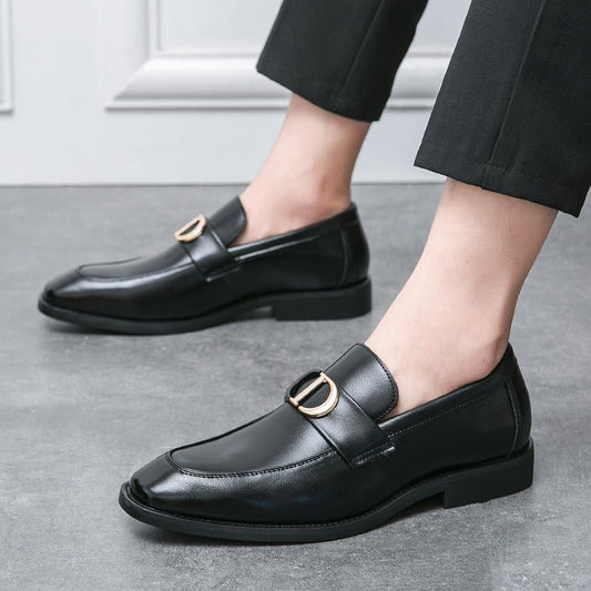 Men's British Wild Slip On Leather Shoes - PratSN