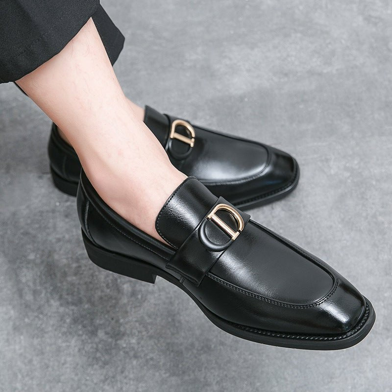 Men's British Wild Slip On Leather Shoes - PratSN