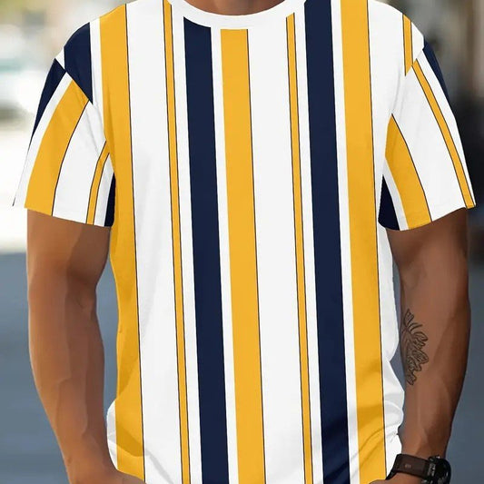 Men's Carnival Fashion Striped T-shirt - PratSN
