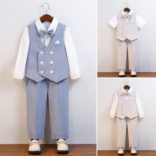 Men's Children's Suit Vest Suit - PratSN