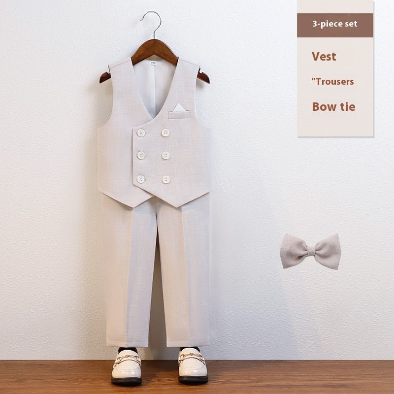 Men's Children's Suit Vest Suit - PratSN