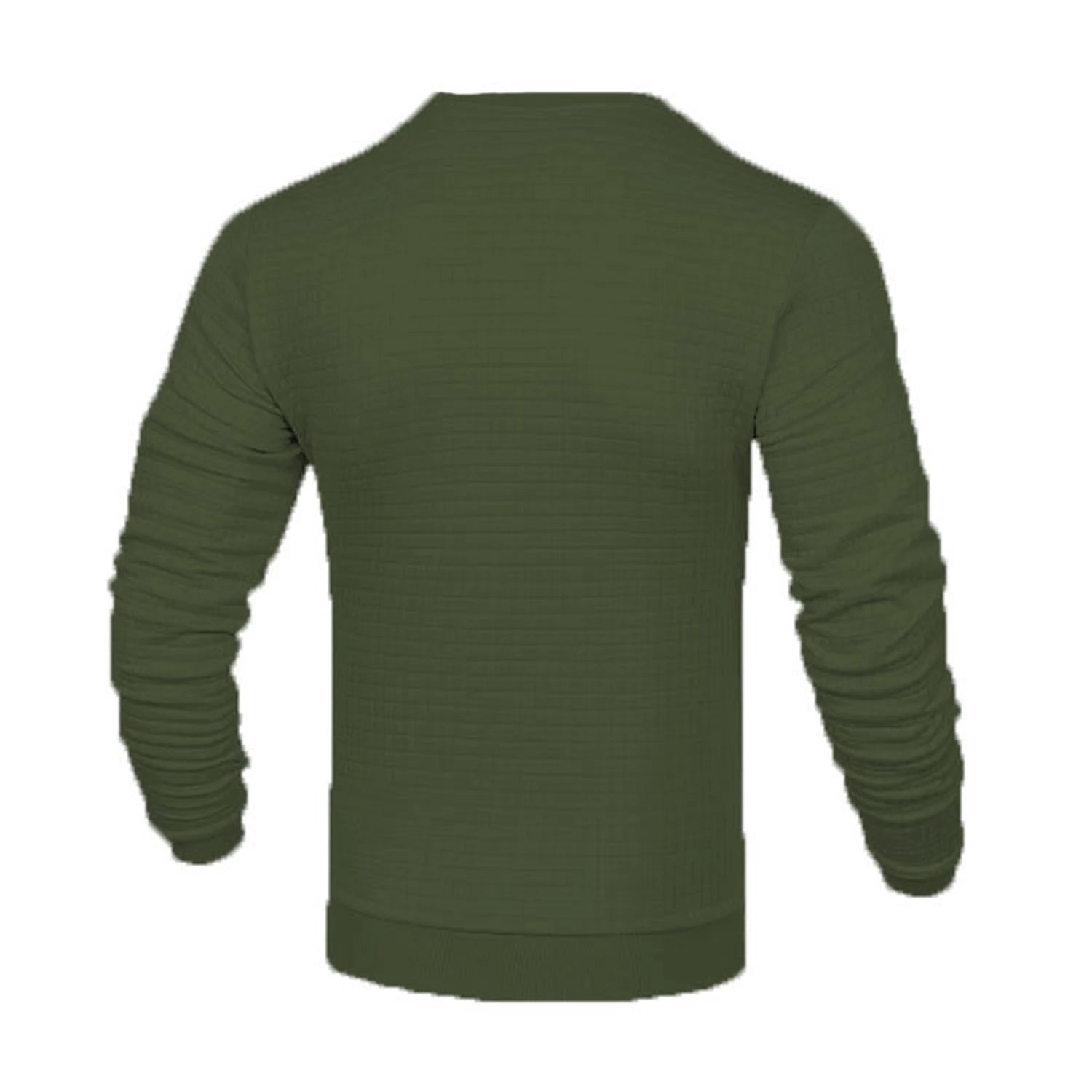 Men's coat fashion small check Waffle youth round neck jacquard check hoodie - PratSN