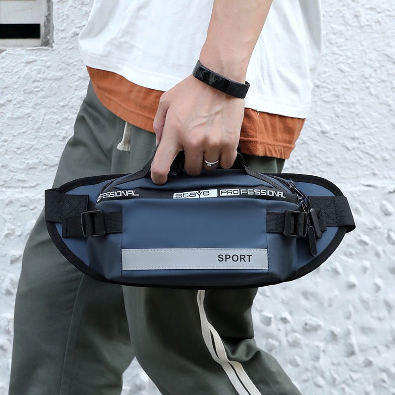 Men's Crossbody Bag Reflective Waist Bags Bag Pack For Travel Walking Running Hiking Cycling - PratSN