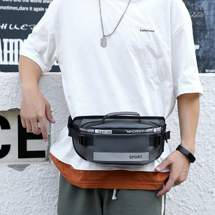 Men's Crossbody Bag Reflective Waist Bags Bag Pack For Travel Walking Running Hiking Cycling - PratSN