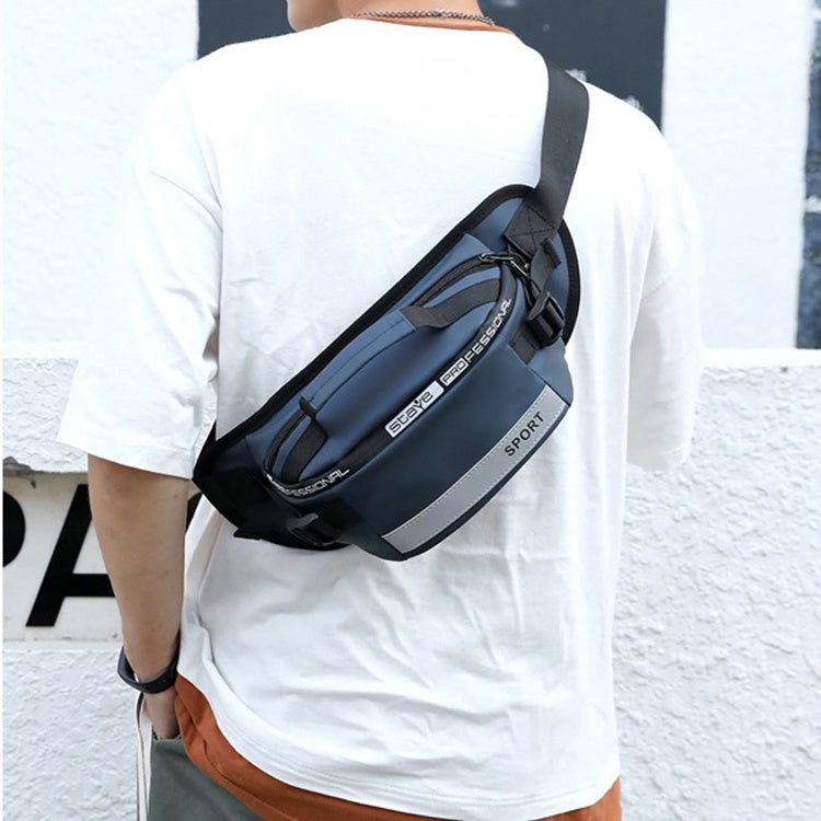 Men's Crossbody Bag Reflective Waist Bags Bag Pack For Travel Walking Running Hiking Cycling - PratSN