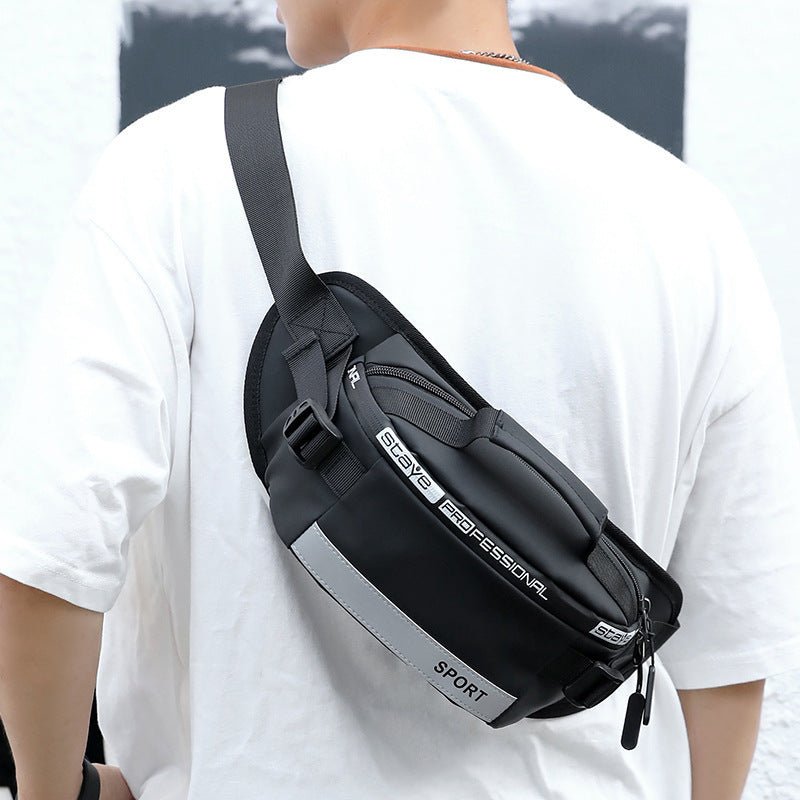 Men's Crossbody Bag Reflective Waist Bags Bag Pack For Travel Walking Running Hiking Cycling - PratSN