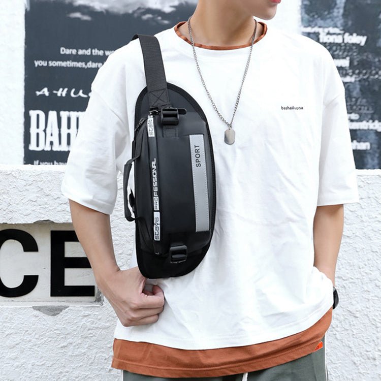 Men's Crossbody Bag Reflective Waist Bags Bag Pack For Travel Walking Running Hiking Cycling - PratSN