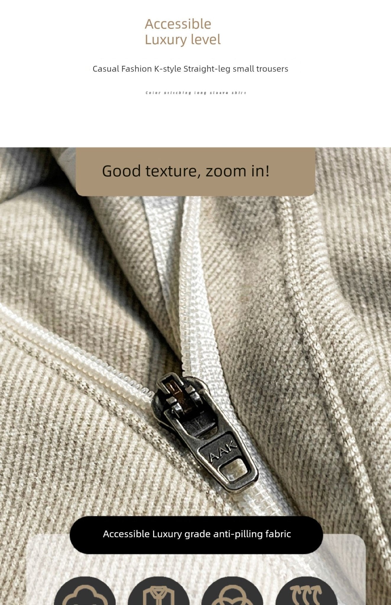 Men's Fall and Winter Straight Suit Pants Trousers Suit Pants\Hettich Cropped Casual Pants - PratSN