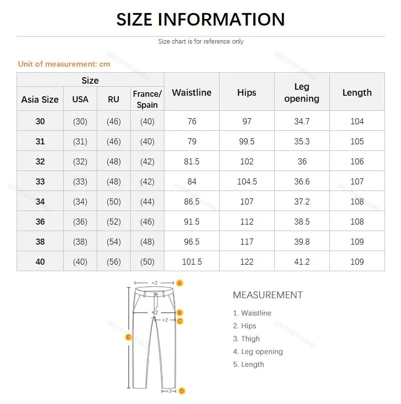 Men's Fashion Casual Pants Classic Style Business Straight Brand Fashion Anti - wrinkle Trousers Solid Color ArmyGreen Beige Khaki - PratSN
