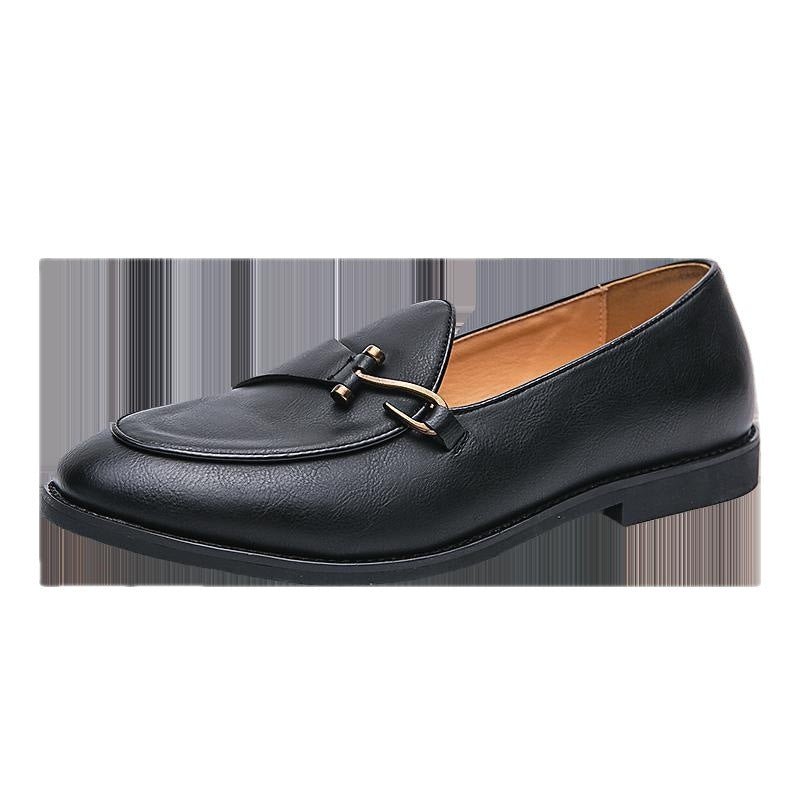 Men's Fashion Casual Soft Leather Slip - on Soft Bottom Loafers - PratSN